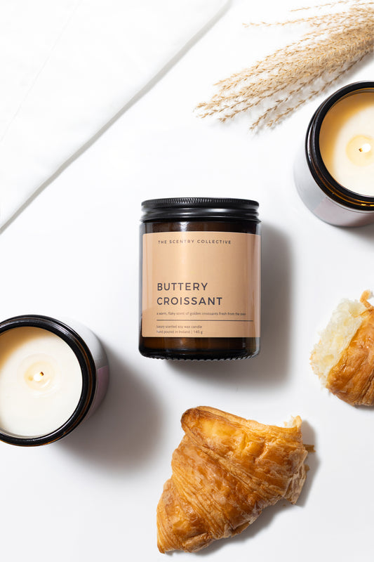 Buttery Croissant Natural Wax Scented Candle