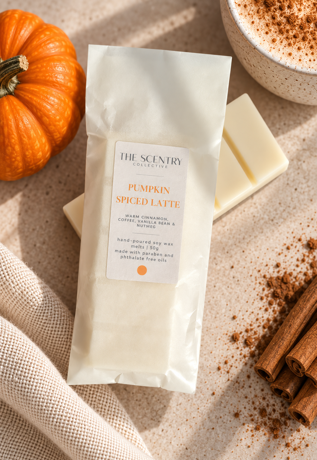 Pumpkin Spiced Latte Soy Wax Melt