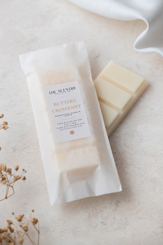 Buttery Croissant Natural Soy Wax Melt Paraben and Phthalate Free