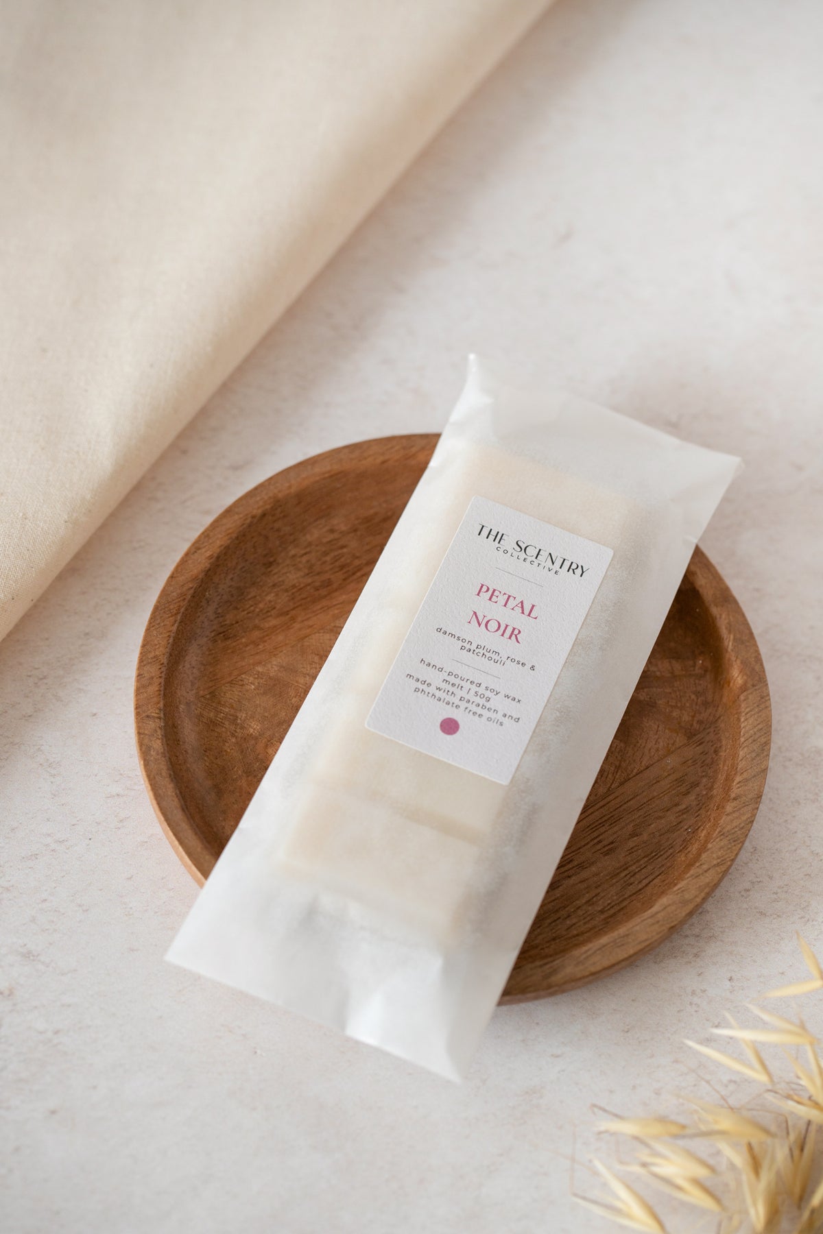 Damson Plum Rose Patchouli Soy Wax Melt Paraben and Phthalate Free