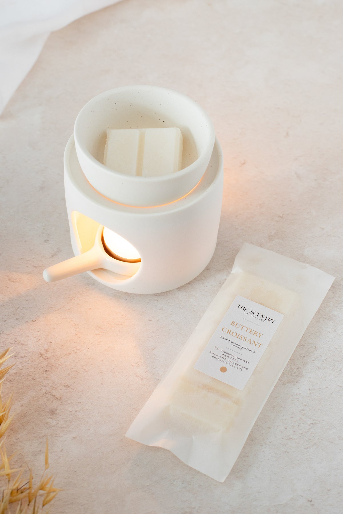 Buttery Croissant Natural Soy Wax Melt Paraben and Phthalate Free