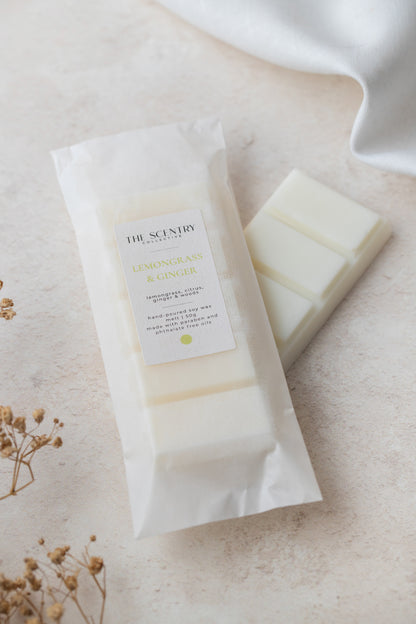 Lemongrass and Ginger Natural Soy Wax Melt Paraben and Phthalate Free