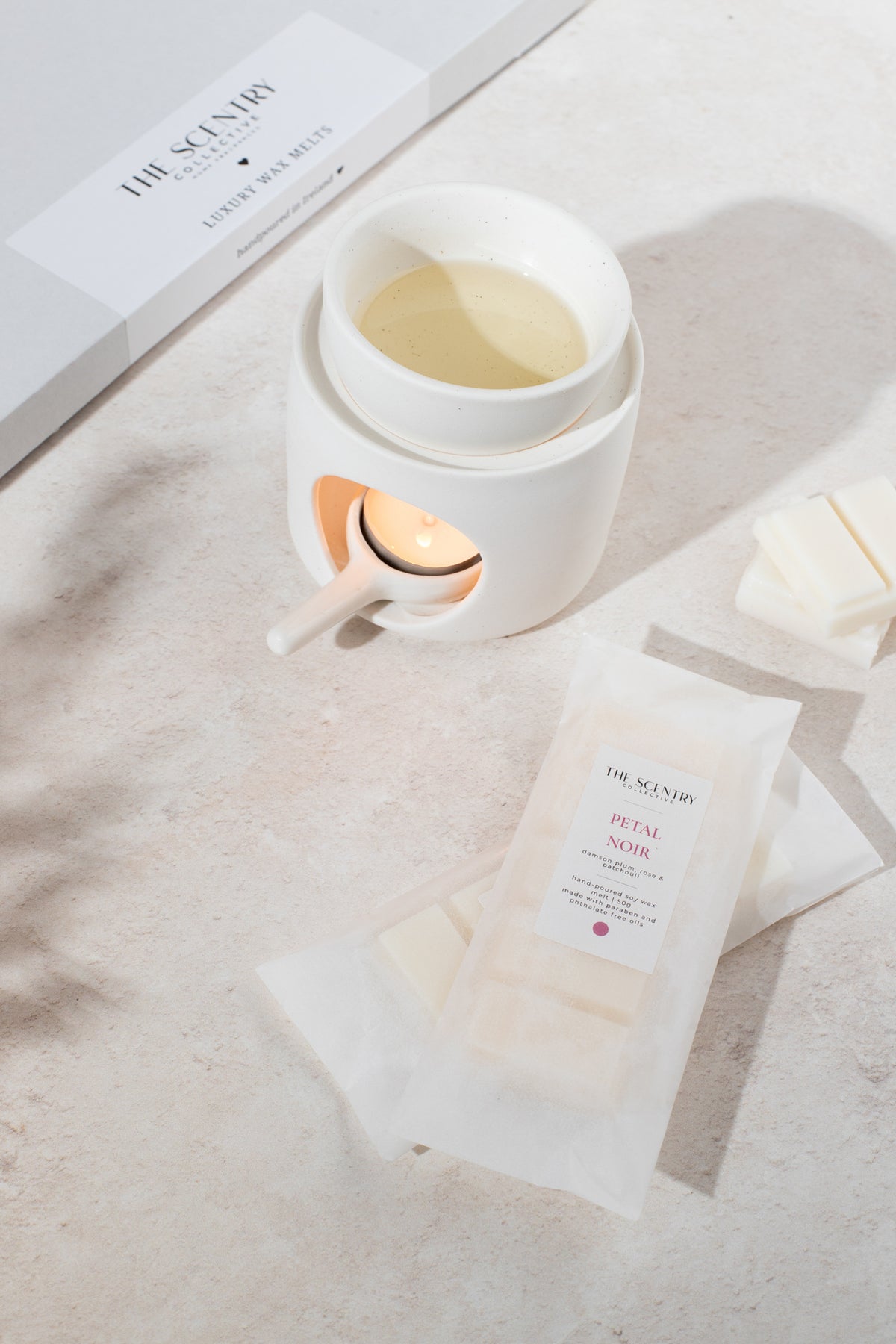 Damson Plum Rose Patchouli Soy Wax Melt Paraben and Phthalate Free 