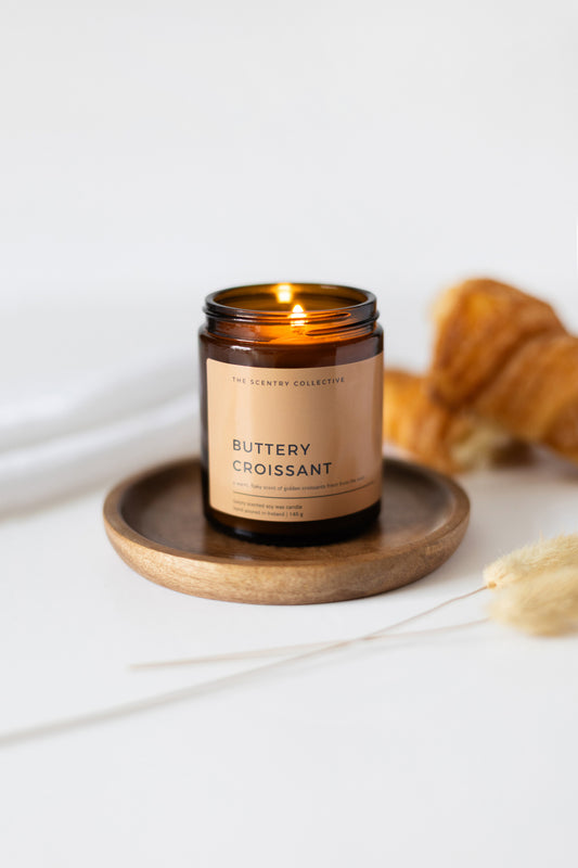 Buttery Croissant Natural Wax Scented Candle